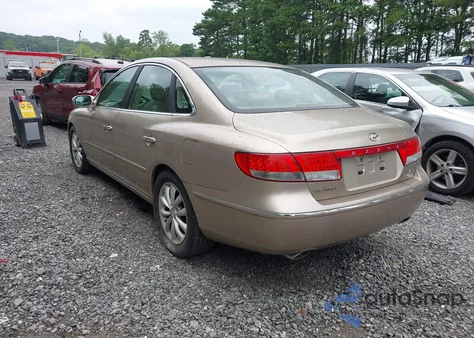 2007 Hyundai Azera Limited/Se from USA, damaged, VIN KMHFC46F87A148059